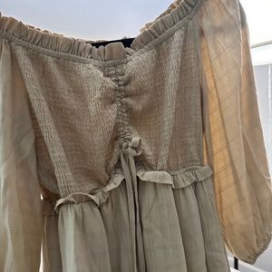 Beige sun dress